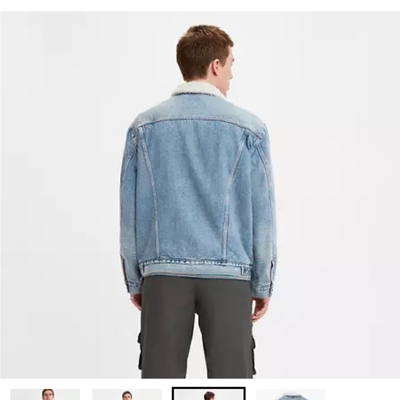 Levi’s Premium Vintage Relaxed Fit Sherpa Trucker Jacket - Picture 3 of 4